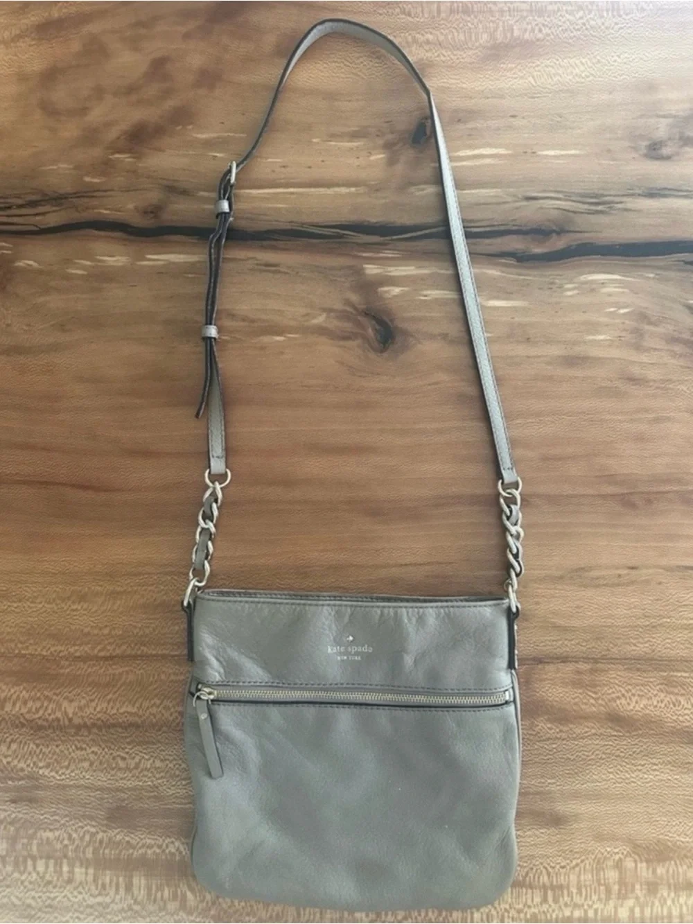 Kate Spade New York Cobble Hill Ellen Leather Crossbody Bag Taupe/Tan